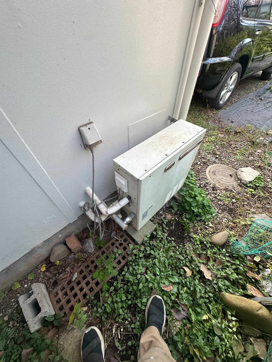 交換前