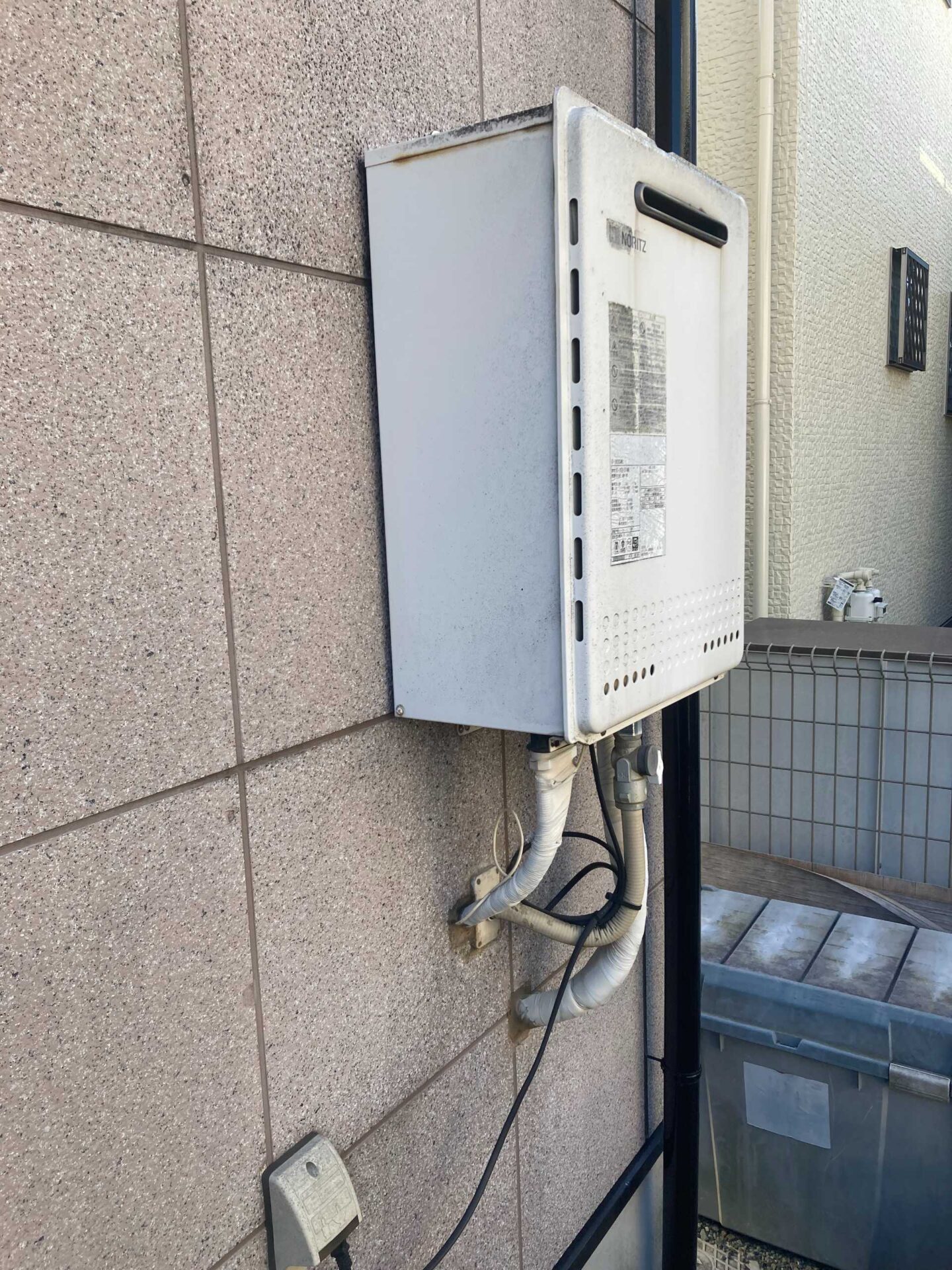 交換前