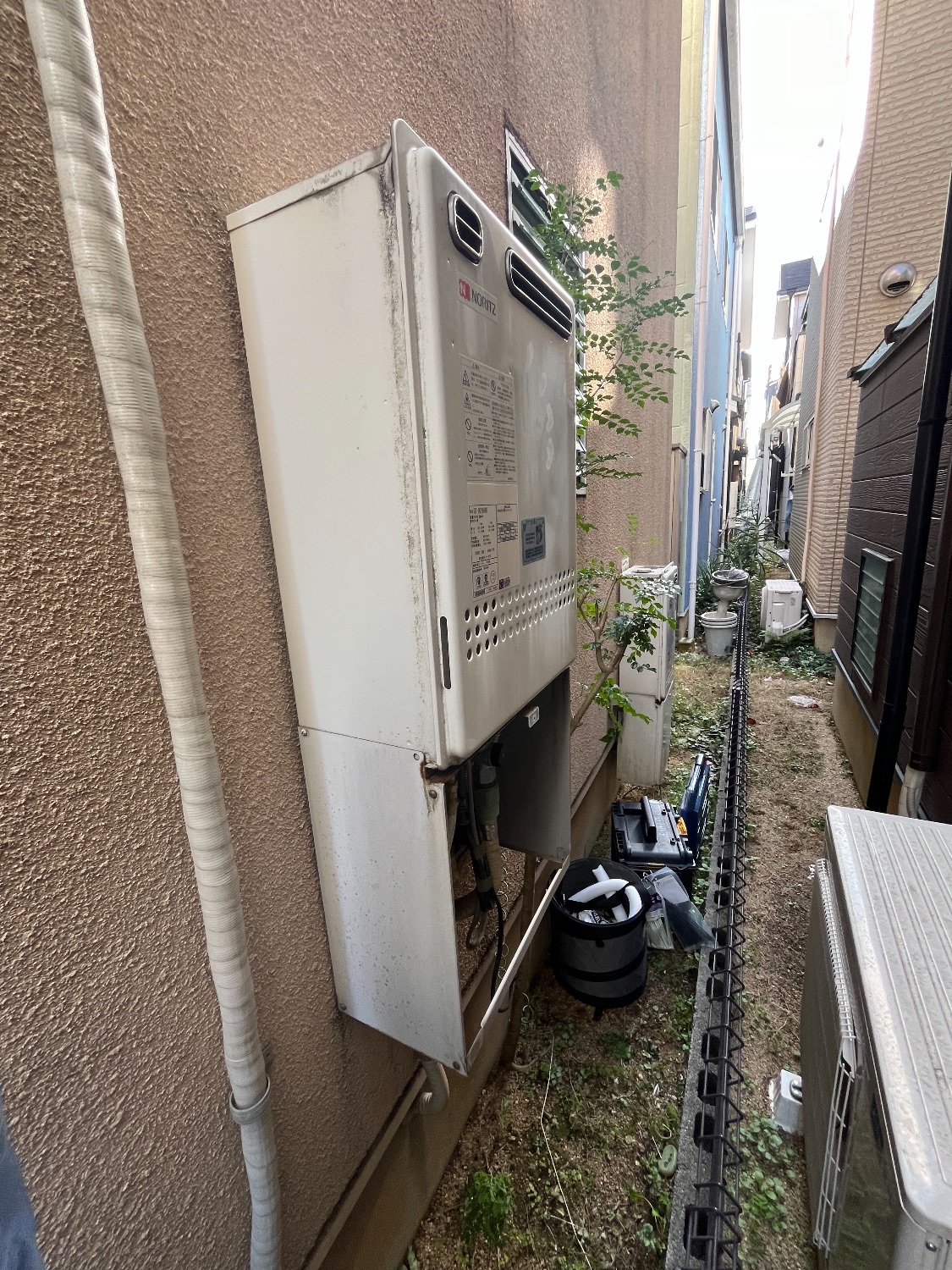 交換前