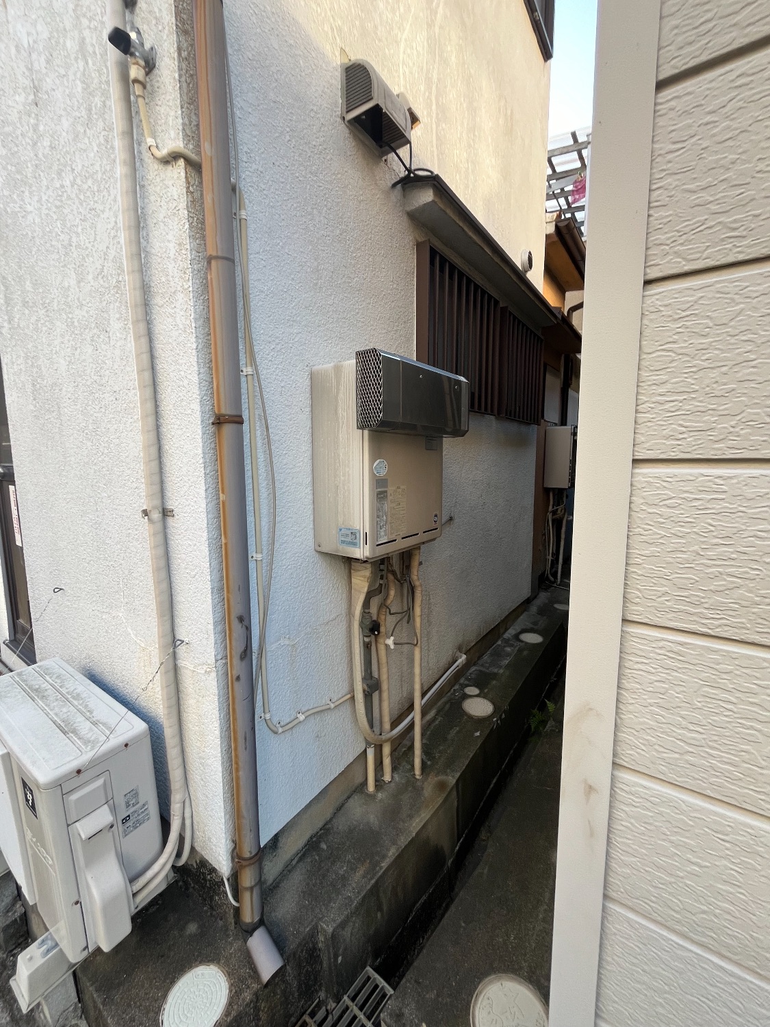 交換前