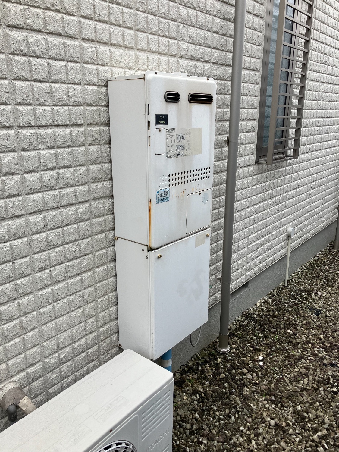 交換前