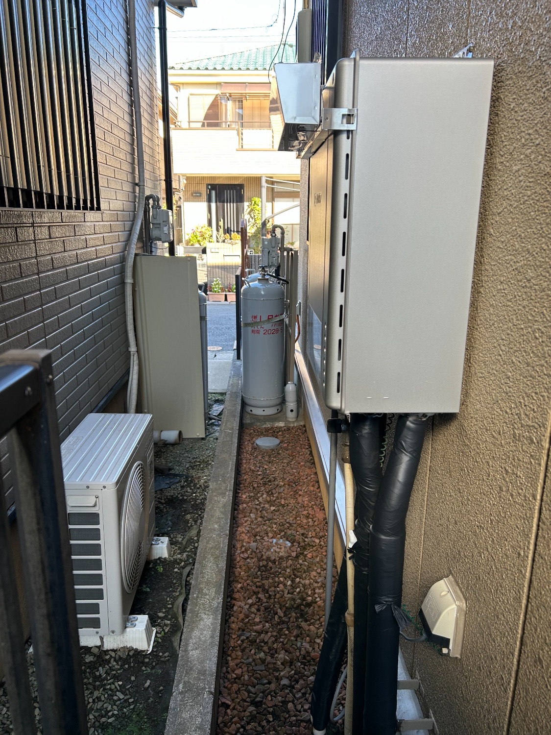 交換前