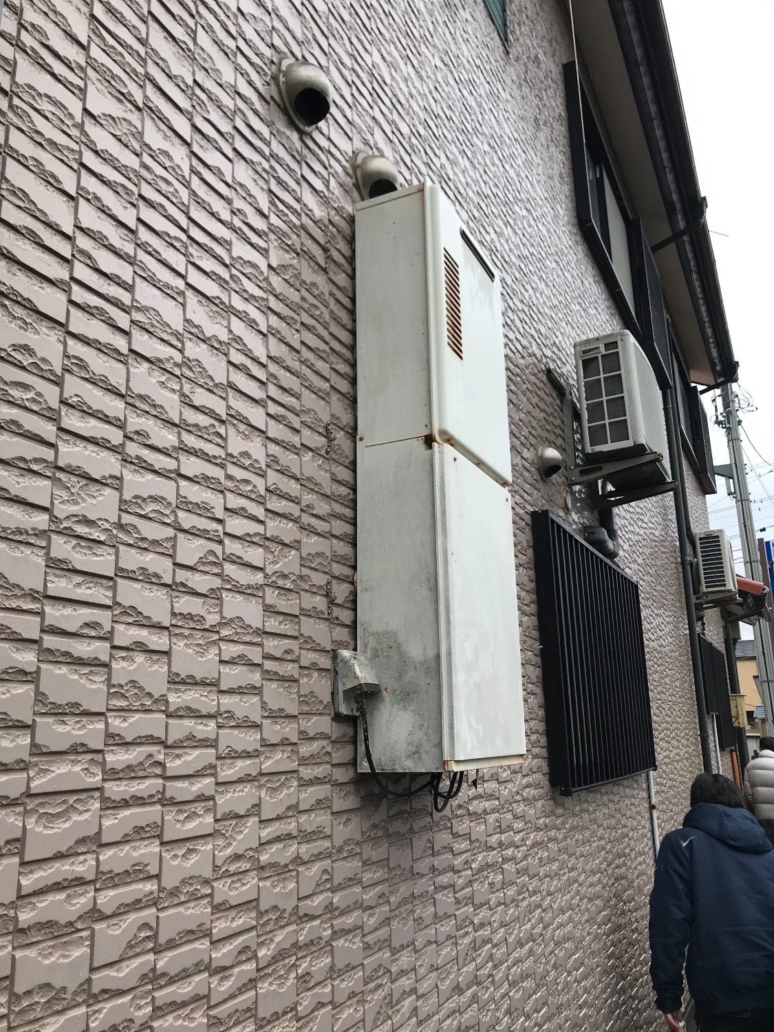 交換前