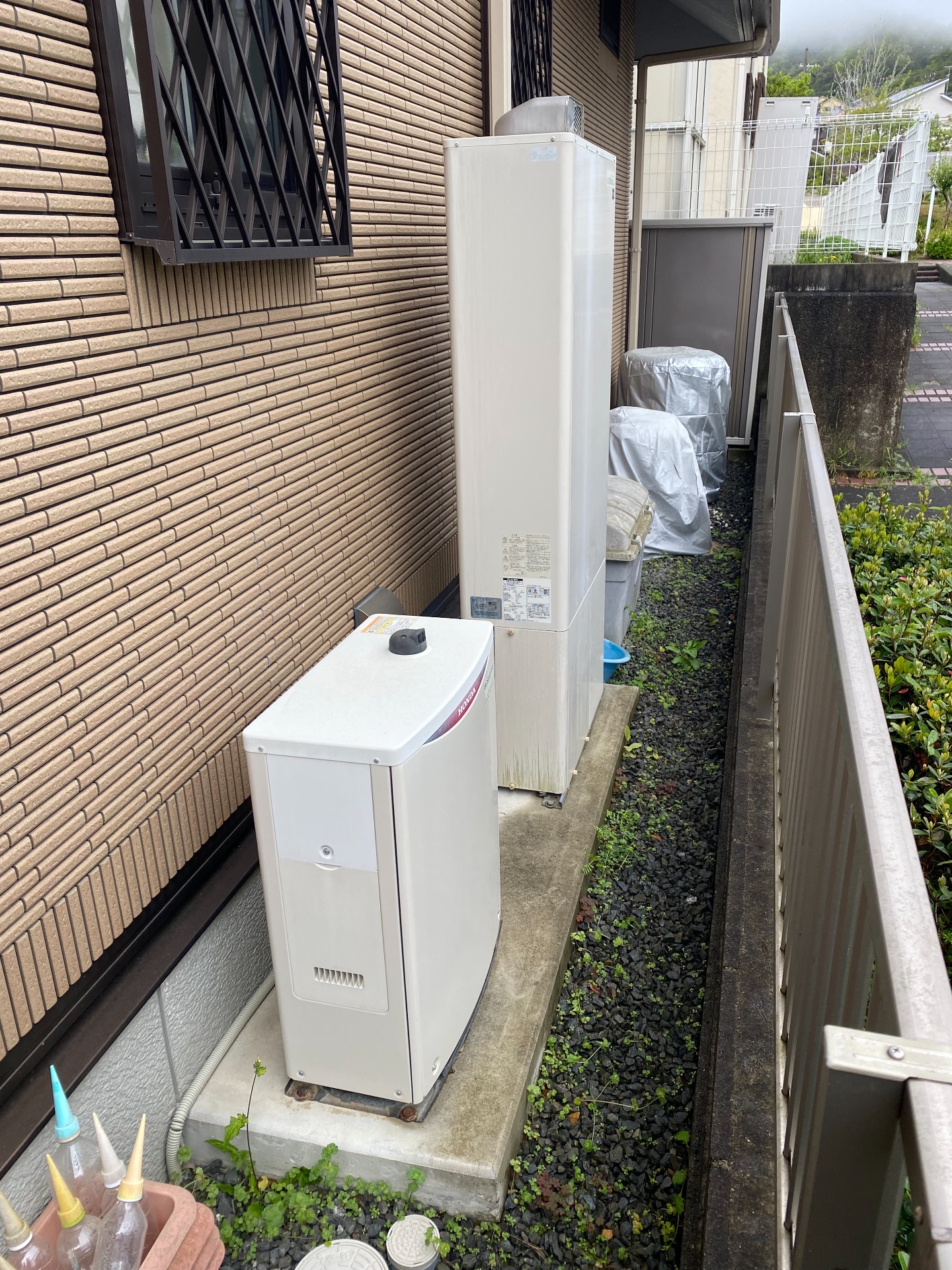 交換前
