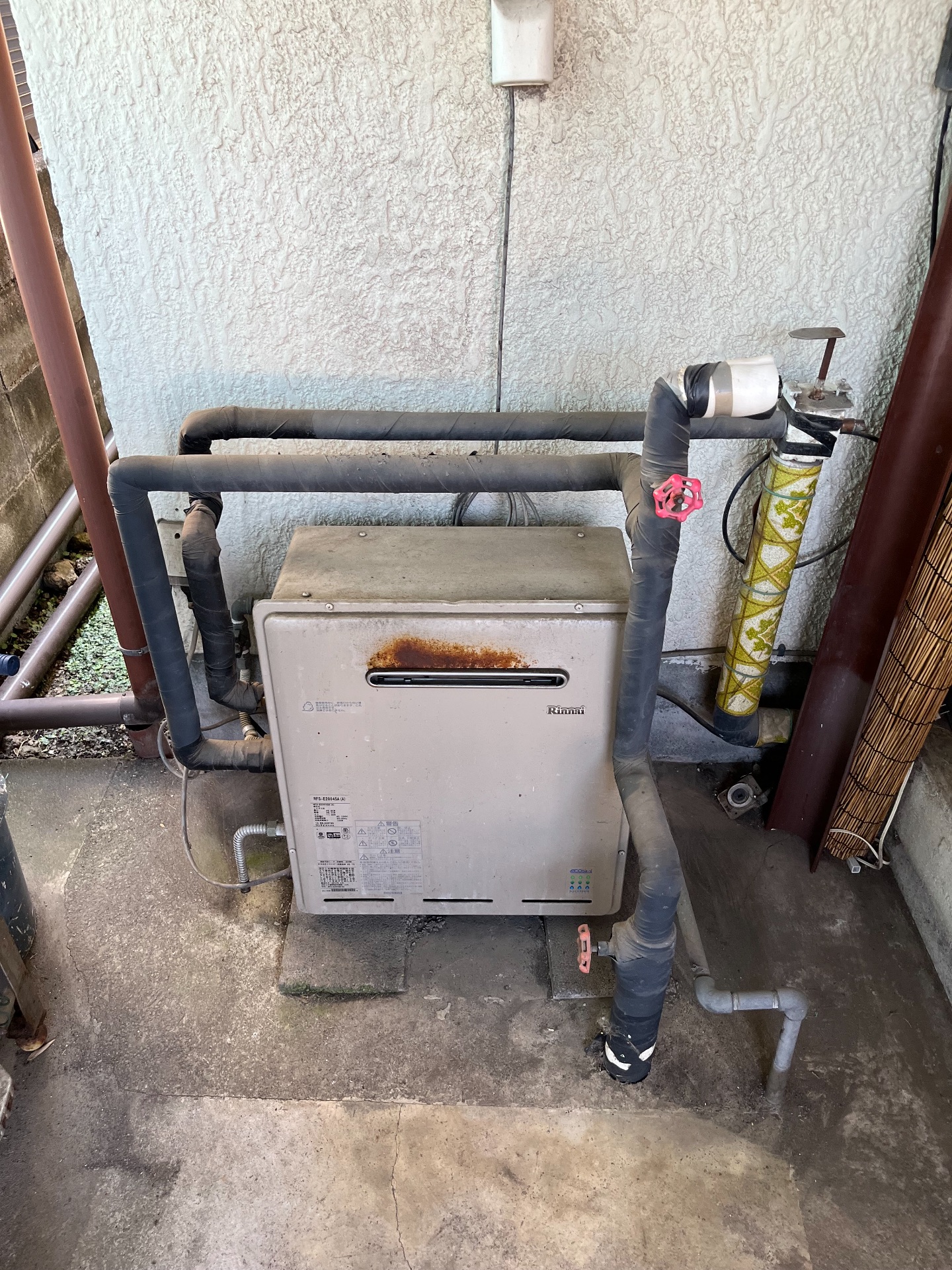 交換前