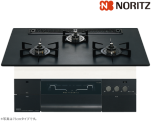 ノーリツ プログレ ガスコンロ N3S22PWAAFBAEC
