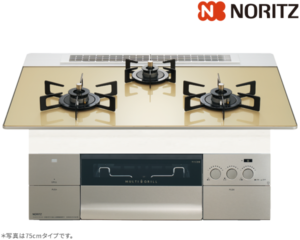 ノーリツ プログレ ガスコンロ N3S23PWASFSTEC