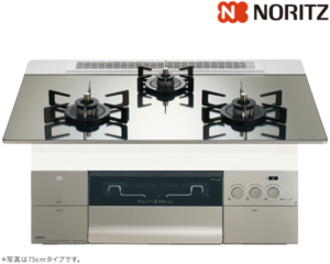 ノーリツ プログレ ガスコンロ N3S22PWASKSTEC