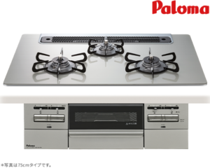 パロマ ブリリオ ガスコンロ PD-743WS-60GH