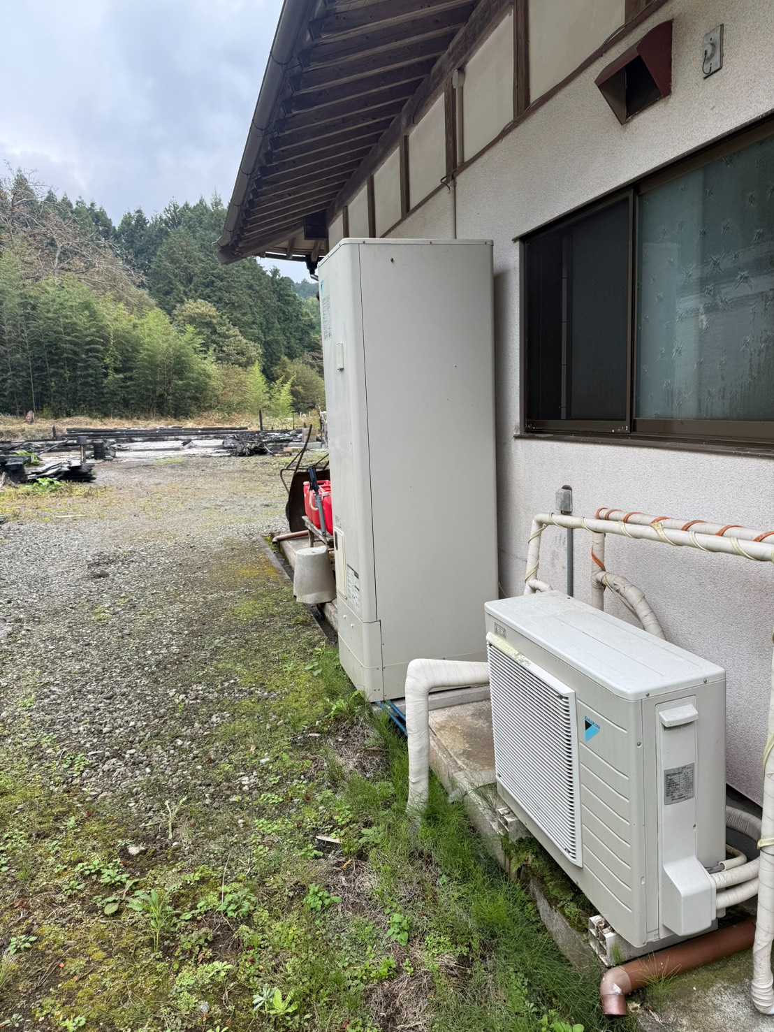 交換前