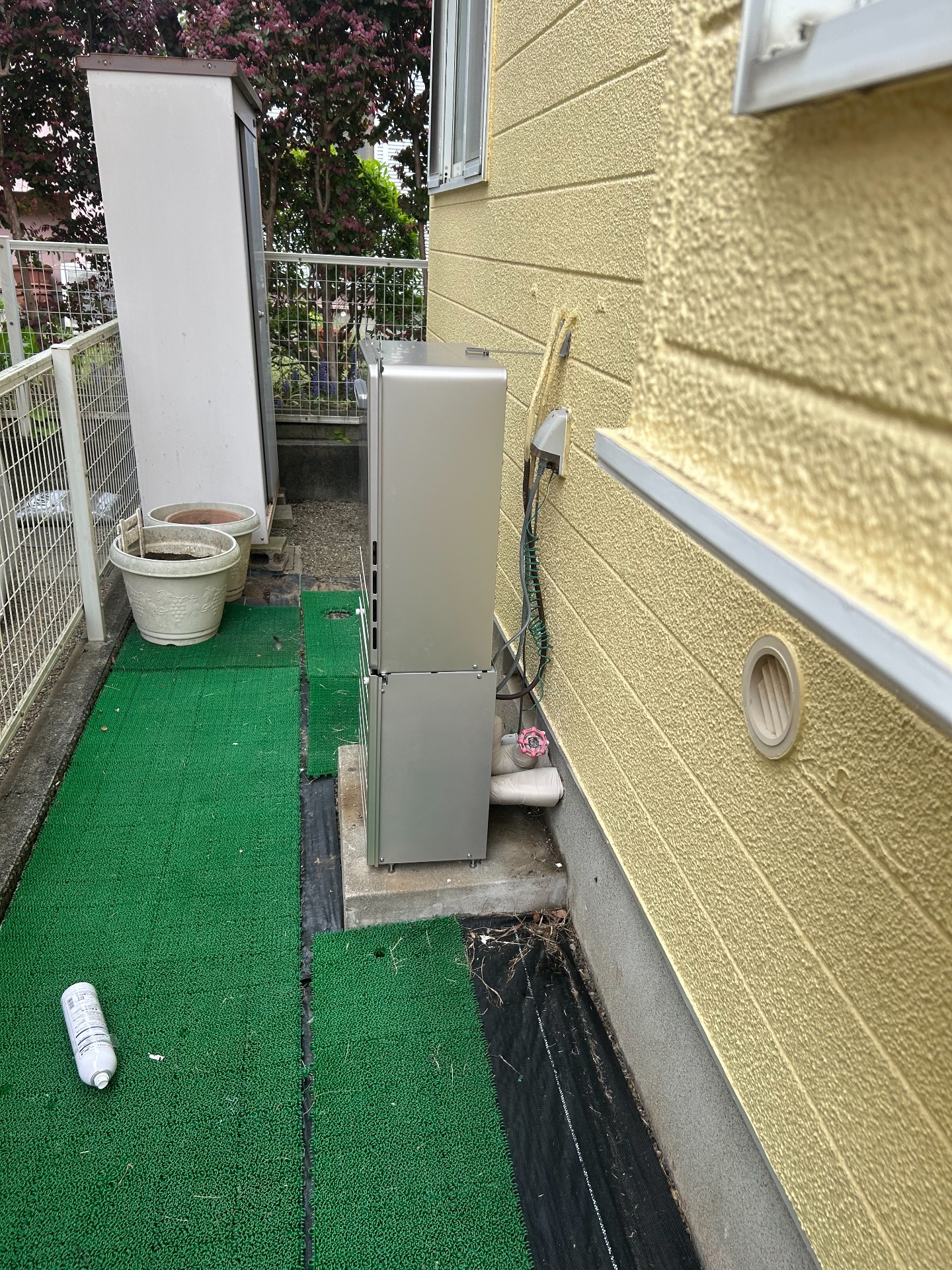 交換前