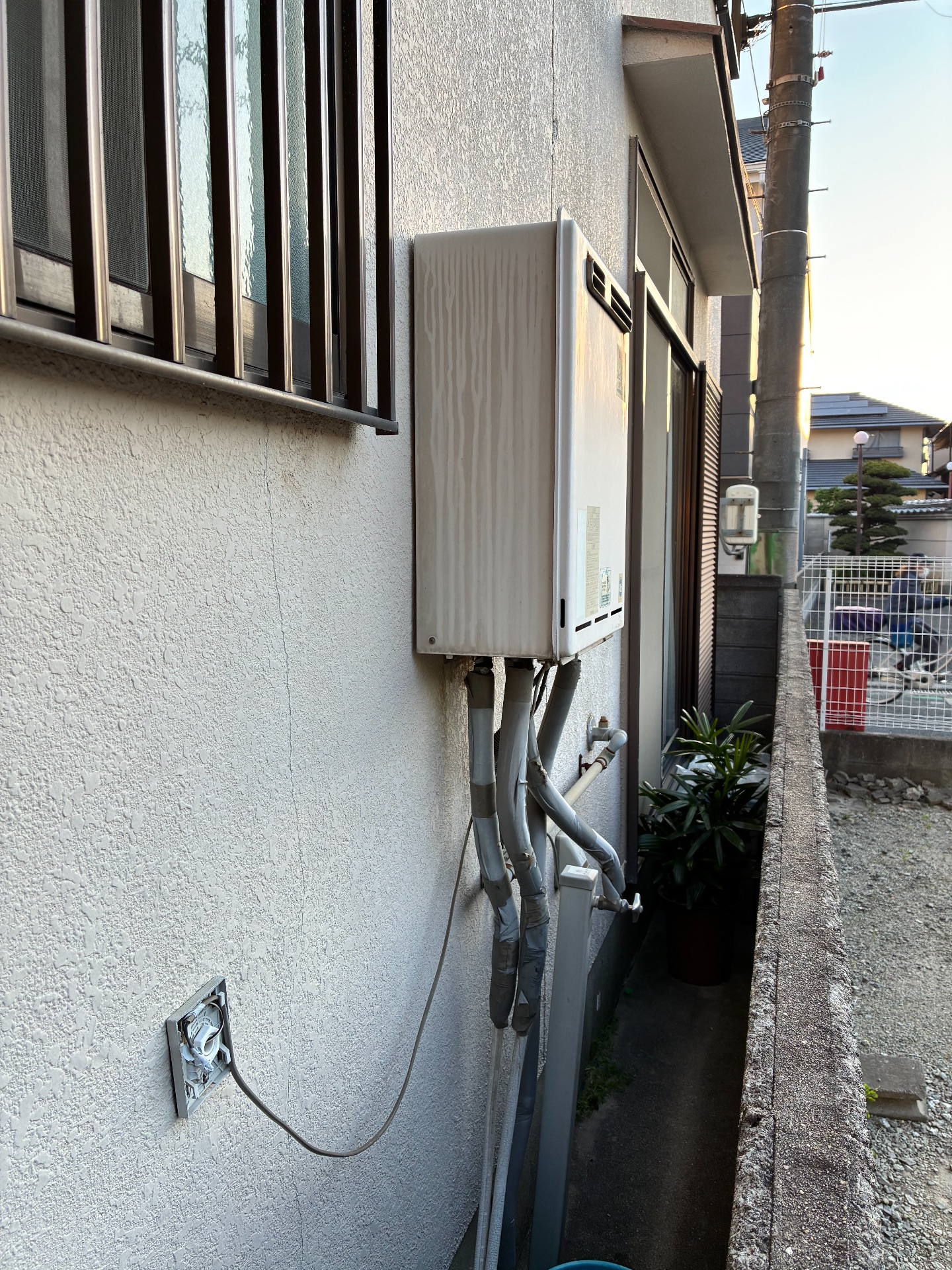 交換前