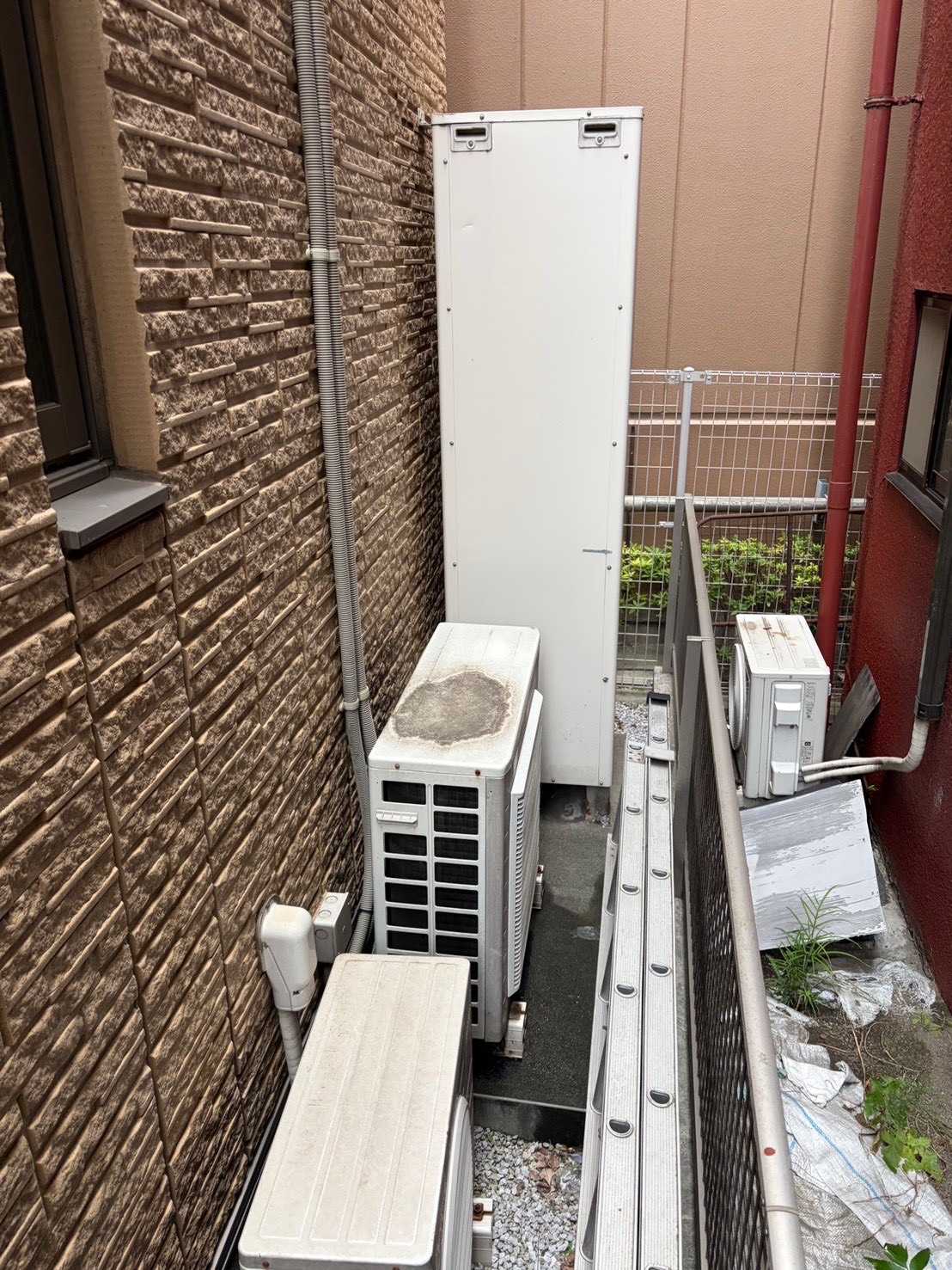 交換前