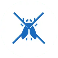 コバエが出にくいことを示すイラスト