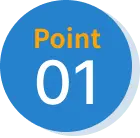 ポイント01の丸型アイコン