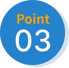ポイント03の丸型アイコン