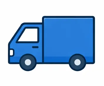 出張費用を表すトラックのイラスト