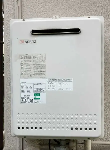 交換前の給湯器