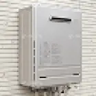 最適機種シミュレーションへのリンクを示すガス給湯器本体の写真