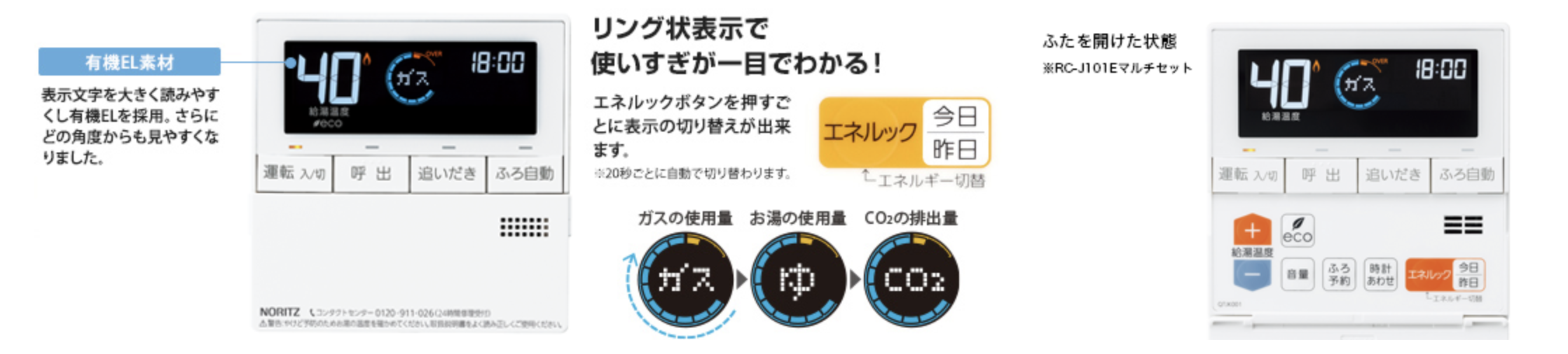 ベーシックリモコンの特長1