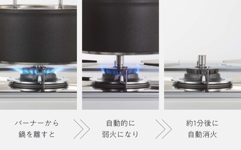 鍋なし検知機能