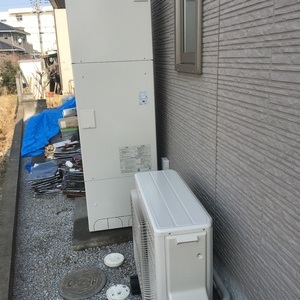 埼玉県北本市　電気温水器からエコキュート交換　　日立『BHP-F46RU』