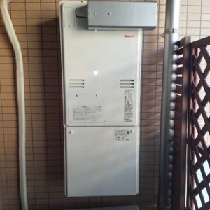 文京区ｋ様宅での給湯暖房熱源機交換工事の施工事例です。リンナイ『RUFH-V2403AA2-3』⇒『RUFH-A2400AW2-3』