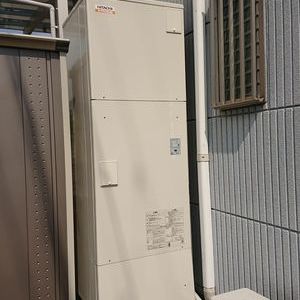 大阪府大阪狭山市で電気温水器からエコキュート交換工事　東芝『NPL-2TFB465SRAU』→日立『BHP-F46RD』