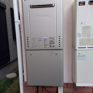 大阪府寝屋川市　ノーリツ ガス給湯器交換工事￥184，800（税込）リンナイ『RUF-V2401SAW』⇒ノーリツ『GT-C2462SAWX-2 BL』｜株式会社ミズテック