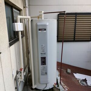 京都府京都市　電気温水器交換工事　￥275，000（税込）三菱『SRE-4643』⇒三菱『SRG-375G』